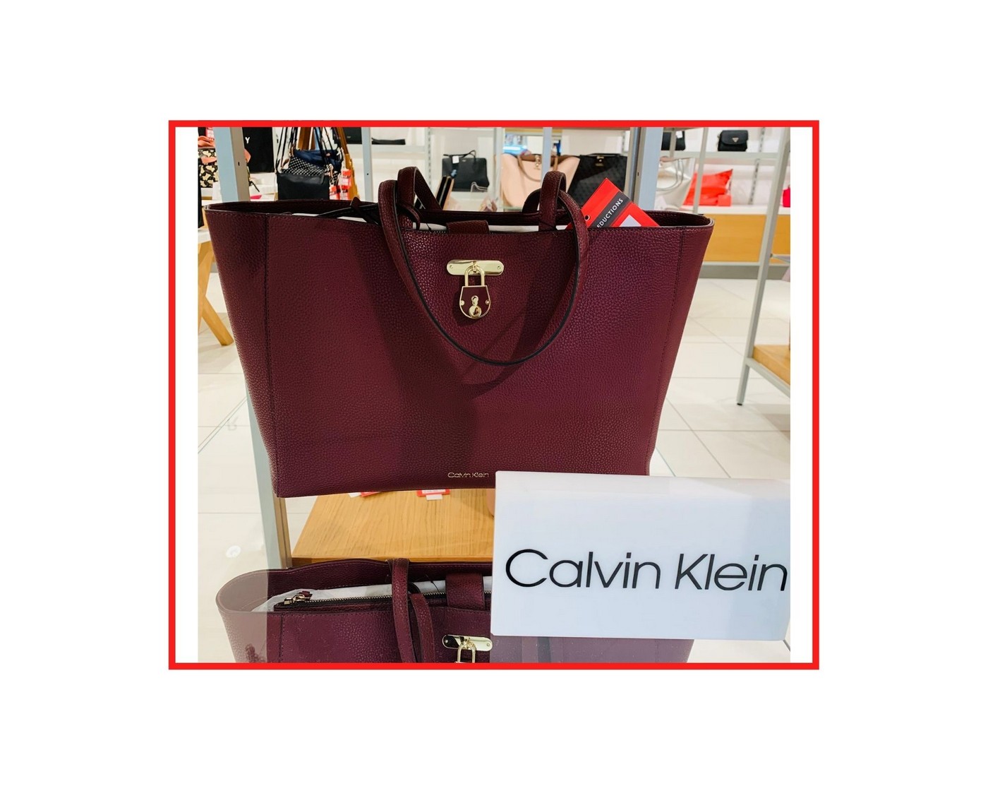 Clavin Klein Shopper With Detachable Laptop Sleeve UK £145 | JSY £130.50 | NOW £91.35