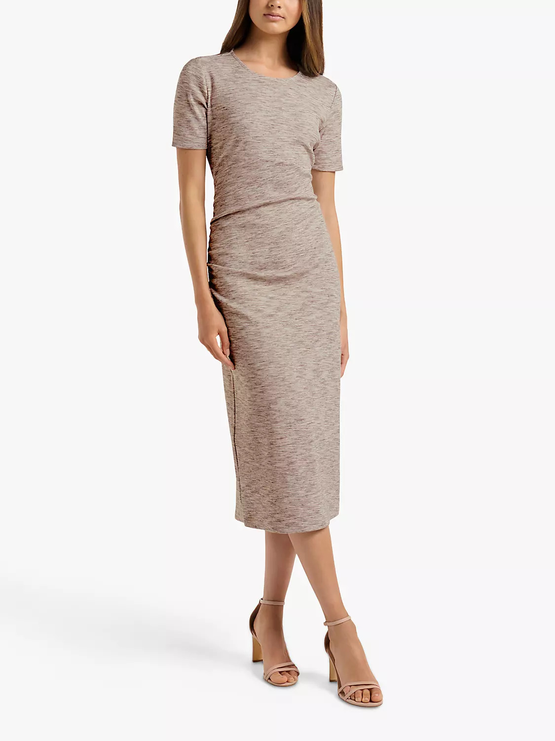 Forever New Elle Ruched Jersey Midi Dress WAS £54.00 NOW £27.00